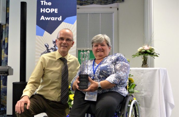 Press Release: HOPE Award for Disability Network-Chair Thérèse Swinters  and launch of EEA paper: Disability and the Church