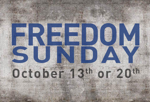 Freedom Sunday is coming