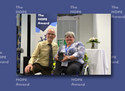 Press Release: HOPE Award for Disability Network-Chair Thérèse Swinters  and launch of EEA paper: Disability and the Church