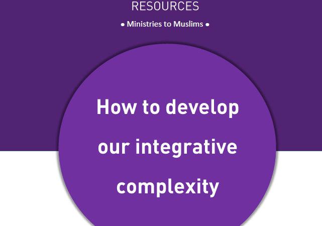 How to  develop our integrative complexity