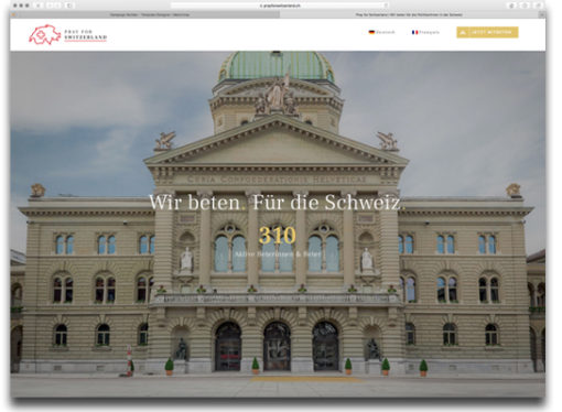  #prayforswitzerland – political engagement of a different kind