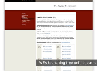 WEA launching free online journal