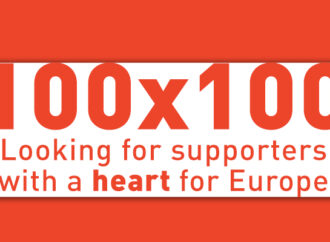 100×100 – Looking for supporters with a heart for Europe