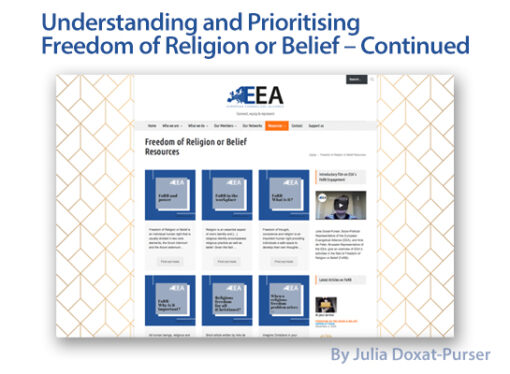 Understanding and Prioritising Freedom of Religion or Belief – Continued