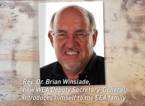 Introducing Rev. Dr. Brian Winslade, new WEA Deputy Secretary-General