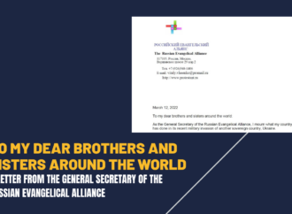 General Secretary of the Russian Evangelical Alliance apologizes for suffering caused by the leadership of his country