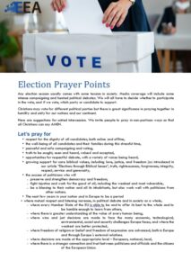 Prayer Points